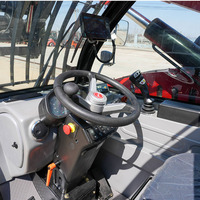 Chariot télescopique robuste, capacité de charge maximale de 2500 kg, hauteur de levage de 5900 mm, pour la manutention des matériaux dans les mines et les carrières