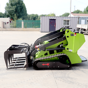 Hydraulic Diesel Mini Crawler Front Loader Skid Steer Loader <b>Track</b> Loader Honda Engine <b>Pump</b> High Efficiency 1 Year 0.2m3 Bucket - Product Image 1