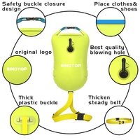 Bouée de natation en pvc ouverte pour enfants, sur mesure, disponible en vert et en grande taille, sécurité OEM, sécurité, nouveau
