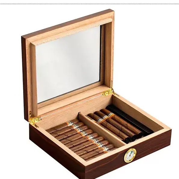 Manufacturer High Quality For Sale Custom Gift Humidor Wood Cigar Boxes Cigar Case