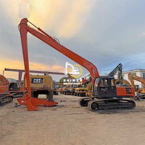 รถขุดฮิตาชิ ZX200 มือสองนำเข้าจากญี่ปุ่น รุ่นปี 2020 บูม 18 เมตร น้ำหนัก 20 ตัน เกียร์อีซูซุ ปั๊ม มอเตอร์ เครื่องจักรงานดิน ไนจีเรีย - Product Image 3