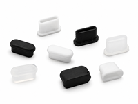 Cache-poussière en silicone pour port USB-C, protection pour téléphones mobiles et tablettes