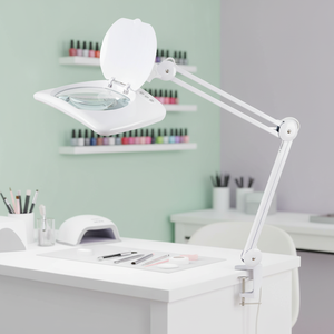 Lampe <span class=keywords><strong>loupe</strong></span> à col flexible moderne, simple, nouvelle, professionnelle, pour cosmétiques, ongles, salon de beauté, LED, <span class=keywords><strong>loupe</strong></span> LED - Product Image 6