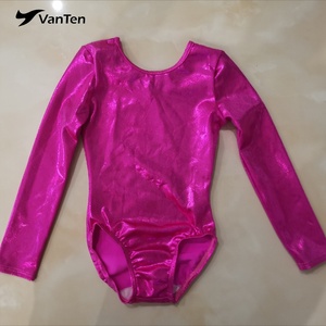 Justaucorps athlétique à manches longues pour filles, de style américain, gymnastique pour enfants, danse