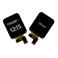Layar LCD TFT 1,69 Inci untuk Jam Tangan Pintar Resolusi 240*280 ST7789V3 Tanpa Layar Sentuh atau Dengan Layar Sentuh
