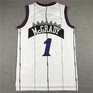Maillots <span class=keywords><strong>de</strong></span> <span class=keywords><strong>basket</strong></span>-ball américains cousus neufs en gros, nouvelle saison # 1 Mcgrady #   1 <span class=keywords><strong>maillot</strong></span> des <span class=keywords><strong>Raptors</strong></span> <span class=keywords><strong>de</strong></span> <span class=keywords><strong>Toronto</strong></span> - Product Image 3