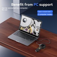 High Quality Magnifying Glass 200X with 8 LED Light 2 Inch Screen Digital Magnifying Glass for commercial and household use