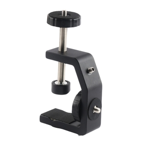 Phổ <span class=keywords><strong>c</strong></span>-kẹp cho máy tính để bàn hợp kim nhôm <span class=keywords><strong>c</strong></span>ó thể điều chỉnh vít <span class=keywords><strong>c</strong></span>-kẹp <span class=keywords><strong>Bracket</strong></span> Mini vít kẹp với 1/4 "và 3/8" chủ đề lỗ - Product Image 4