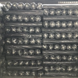UV ile HDPE siyah renk tarım anti çim zemin örtüsü zemin örtüsü malç kumaş - Product Image 6