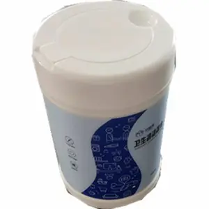 Fornecimento de fábrica OEM Soft Wipes Limpeza Custom Logo Canister Wet Wipes Toalhetes úmidos descartáveis para adultos