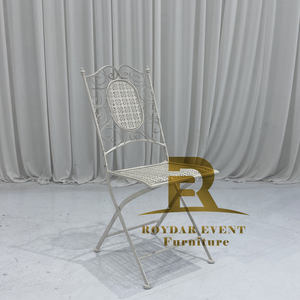 Silla de jardín para bodas Silla de comedor de metal <span class=keywords><strong>Miranda</strong></span> Muebles de exterior Silla de mariposa plegable - Product Image 2