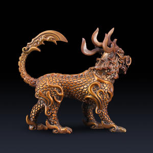 Cuivre pur <span class=keywords><strong>Dragon</strong></span> neuf fils ornement poivre Suanni Yi mille-pattes vipère Taotie Bi Pu Laochi <span class=keywords><strong>baiser</strong></span> Bi maison <span class=keywords><strong>de</strong></span> ville gravure métal - Product Image 2