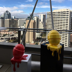 Más popular goteando <span class=keywords><strong>de</strong></span> estilo <span class=keywords><strong>de</strong></span> arte <span class=keywords><strong>de</strong></span> fibra <span class=keywords><strong>de</strong></span> vidrio <span class=keywords><strong>de</strong></span> lollipop <span class=keywords><strong>escultura</strong></span> para venta - Product Image 2