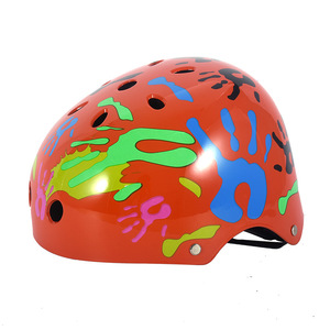 Casque de vélo, casque à fleurs de prunier, casque de vélo électrique, casque partagé, casque de moto, casque de skateboard - Product Image 2