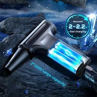 Ventilador Turbo Jet de 130000 RPM, Motor sin Escobillas de Alta Velocidad, Soplador de Aire Eléctrico Portátil, Inalámbrico, para Limpieza de Autos y PC, Ventilador de Alta Potencia
