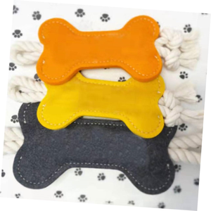 Nouveauté 2026 : Jouet à mâcher pour chien Chroma en forme d'os, résistant à l'usure, pour le soulagement des dents et l'entraînement, avec nœud en corde - Product Image 3