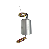Anneau conducteur rotatif étanche de 25 mm de diamètre intérieur, 78 mm de diamètre extérieur, 4 canaux, 10A, IP65, qualité industrielle, personnalisable