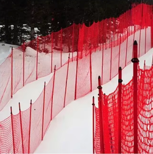 Filet de sécurité pour piste de ski avec poteaux en polycarbonate et accessoires, fabriqué en filet de ski en matériau PE - Product Image 4
