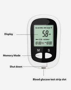 Appareil <span class=keywords><strong>de</strong></span> mesure électronique <span class=keywords><strong>de</strong></span> la <span class=keywords><strong>glycémie</strong></span> <span class=keywords><strong>de</strong></span> qualité médicale, précis, universel pour la maison et l'hôpital, automatique, sans codage, pour le test <span class=keywords><strong>de</strong></span> la <span class=keywords><strong>glycémie</strong></span>. - Product Image 2