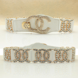 <span class=keywords><strong>Cintura</strong></span> <span class=keywords><strong>con</strong></span> Strass, <span class=keywords><strong>Cintura</strong></span> Diamantata Occidentale Glitterata per Abiti da Donna, Elastica e Facile da Indossare, Fascia Elastica di Design - Product Image 4