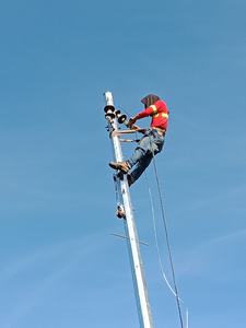 Philippines <span class=keywords><strong>Nea</strong></span> Standard 15kv 500KGF Poteau en acier galvanisé de 40 pieds - Product Image 1