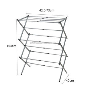 SY pieghevole in acciaio inox appendiabiti asciugatrice interna per soggiorno e bagno tipo Stand installazione - Product Image 2