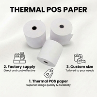 Rouleau de papier thermique de haute qualité 80x80mm, rouleaux de papier thermique 80mm, papier thermique pour POS