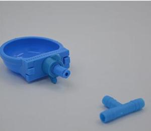 Cuenco bebedero automático, accesorio de jaula de conejo azul, larga duración de servicio, de plástico, nuevo, de fábrica - Product Image 3