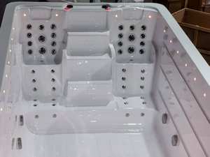 Piscina de spa independiente al aire libre <span class=keywords><strong>Jacuzzi</strong></span> grande 6m Bañera de hidromasaje Piscina sin fin con control inteligente calentado para 5-6 personas - Product Image 3