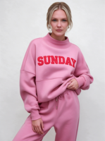 Sweat-shirt à col montant pour femme, XXXL, 400 g/m², en molleton de coton, surdimensionné, chaud, pull d'hiver