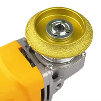 Meule diamantée abrasive personnalisée de 100 mm, finisseur à rainure en V de 5-25 mm pour marbre et granit, outil de dressage de bords HuaYu