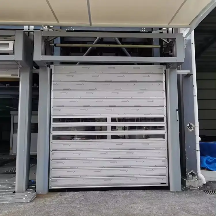 Алюминиевые двери, Заводские, HOFIC, роликовые двери с ураганным затвором, хорошее качество, автоматическая гаражная роликовая дверь
