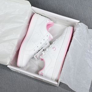 Sneakers Bianche da <span class=keywords><strong>Donna</strong></span> Stile Coreano con Suola Spessa, Suola in Gomma, Fodera in Rete Traspirante, Scarpe da Skate con Tacco Basso per Camminata Casual - Product Image 4