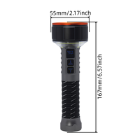 Lampe de travail et de camping rechargeable 600LM à base magnétique, lampe torche COB à gradation progressive, réglage de la mise au point USB, sortie Power Bank