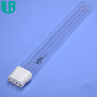 Ampoule compacte UV-C à quartz 30W à quatre broches, 185nm, haute production d'ozone, ZW30D17W-H320, lampe UV VH 30W