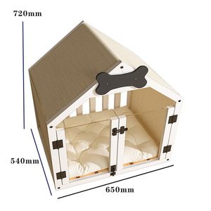 Litière pour chat d'intérieur en bois massif de haute qualité, durable, portable, luxueuse, avec porte, multifonctionnelle, gain de place, taille personnalisée - Product Image 3