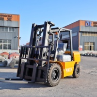 Forklift Diesel Model 4 Ton 4.5 Ton dengan Tiang 2 Tahap Standar 3m Mesin Xinchai Isuzu Garansi 1 Tahun Transmisi Otomatis