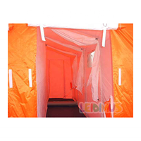 Tente médicale gonflable étanche à l'air de style européen Tente d'urgence d'isolement de décontamination Tente de salle blanche ISO 5 personnalisée