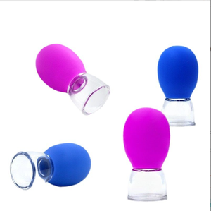 Facial Canister Lift Facial Tendón Lifting Belleza Ventosas Masaje Meridianos Dragado Silicona Ventosa Raspado - Product Image 1
