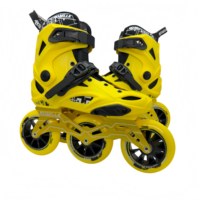 Tricycle à roulettes pour adultes débutants, patins à roulettes d'extérieur, roues en PU de 110 mm