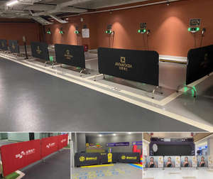 Barrera de Seguridad Portátil de Acero Inoxidable de 1.5 m, Fabricada con Acero de Grado 304 con Tubo de 32 mm para Control de Tráfico, Eventos y Aislamiento de Áreas - Product Image 6