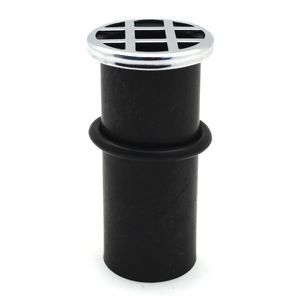 Drain de sol linéaire en acier inoxydable 304 avec grille et tuyau rectangulaires pour bac de douche encastré, application au sol de salle de bain - Product Image 1