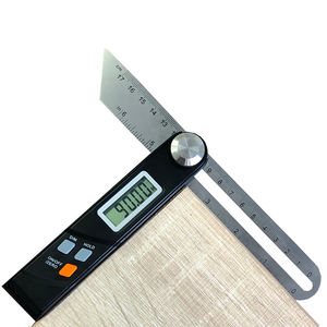 स्टेनलेस स्टील डिजिटल चांदा गेज टी बेवल 360 डिग्री इलेक्ट्रॉनिक स्तर डिजिटल कोण खोजक चांदा मापने उपकरण - Product Image 1