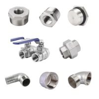 Bouchon carré externe en acier inoxydable massif DN6-DN100, bouchon fileté/bouchon à vis basse pression, normes ASTM/ASME, résistant à la corrosion