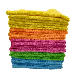 Nice quality super absorbent 30*30CM muti purpose cleaning towel microfiber cloth in bulk