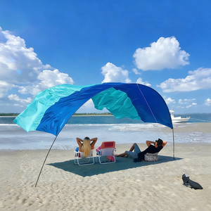 Cross-border Outdoor Products Wind-driven Four-season Beach Awning Portable UV-Resistant Sunshade Light & Quick Drying - Product Image 6