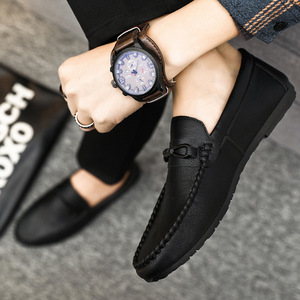 Nouvelle conception, vente en gros d'usine, mocassins-gommino décontractés d'été personnalisés, semelle souple confortable pour homme, chaussures en daim pour personne pressée - Product Image 2