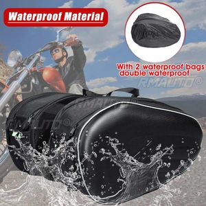 Sacs de moto étanches 58L (lot de 2) – Sacs intérieurs, sacoches de selle, bagages, boîte de rangement pour siège arrière de moto - Product Image 2