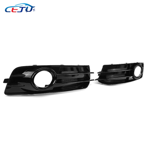 Grille de pare-chocs avant noir brillant Grille de couverture antibrouillard pour Audi <span class=keywords><strong>A3</strong></span> 8P <span class=keywords><strong>S</strong></span>-<span class=keywords><strong>Line</strong></span> 2009 2010 <span class=keywords><strong>2011</strong></span> 2012 - Product Image 2