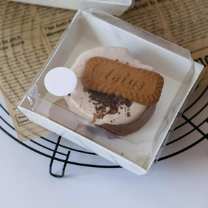 กล่องขนมสำหรับแซนวิชกล่องพลาสติกบรรจุภัณฑ์แบบทิรามิสุทำจากกระดาษแซนด์วิช - Product Image 4
